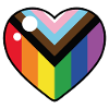 Herz (Progress Pride Flagge)