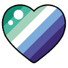 Heart (Gay Flag)