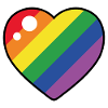 Heart (Pride Flag)