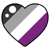 Cœur (drapeau asexué)