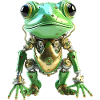 Robot grenouille verte