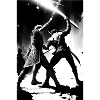 Two Samurai Fighting Art