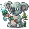 Bong-Blowing Koala