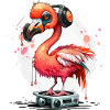 Groovy Pink Bird