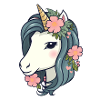 Einhorn Blumen