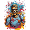 Zombie Comic Illustration