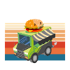 Fast-food Truck Grill