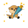 endlich Schulkind Einschulung Schule Erdmännchen