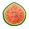 Melon slice - living