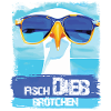 Möwe Fischbrötchendieb - blue white Collection