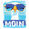 Moin Möwe - blue white Möwen Collection