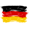 Drapeau rouge jaune