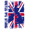 Union Jack Map Splash