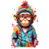 Cool monkey
