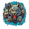 Mythe du chien-loup-garou, Cerberus, Hellhound