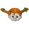 Pippi Longstocking Portrait Embroidery