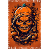 Halloween Faucheuse & Citrouille - Dark