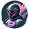 Silhouette d’astronaute