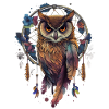 Eule Traumfänger Vogel Federn