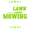 Mowing the lawn