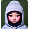 Cute Anime Manga Girl Hoodie