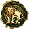 Lion with background
