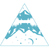 Outdoors and Nature Mountains Moon Lake Triangle