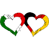 Italians and Germans hearts