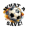 Fußball ball - What a Save!