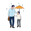 Father's Day Child Protection Design
