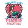 Mermaid Saint-Valentin Mermaid Love Ocean