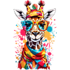Cool giraffe