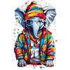 Éléphant cool