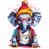 Éléphant cool