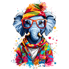 Éléphant cool