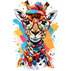 Cool giraffe