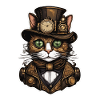 Steampunk Cat 01