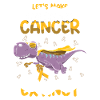 September Unterstützung Dinosaurier Kinderkrebs