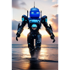 Frische Brise Sonnenuntergang Roboter