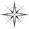 Abstraktes Geometrisches Logo _ Star & Compass