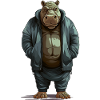 Street style hippopotamus | Hippo lovers