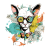 Ikolo the bespectacled cat