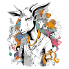 Moko the goat man