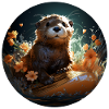 Surfing Otter