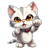 Gatto Supereroe Anime Supercat Gattino Gatto