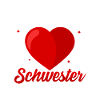 Schwester 2023 Geschenk Kinder