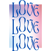 LOVE LOVE LOVE - colourful