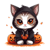 Halloween cat
