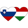 Slovenia Hungary Flag Heart