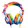 Kopfhörer Musik-Liebe